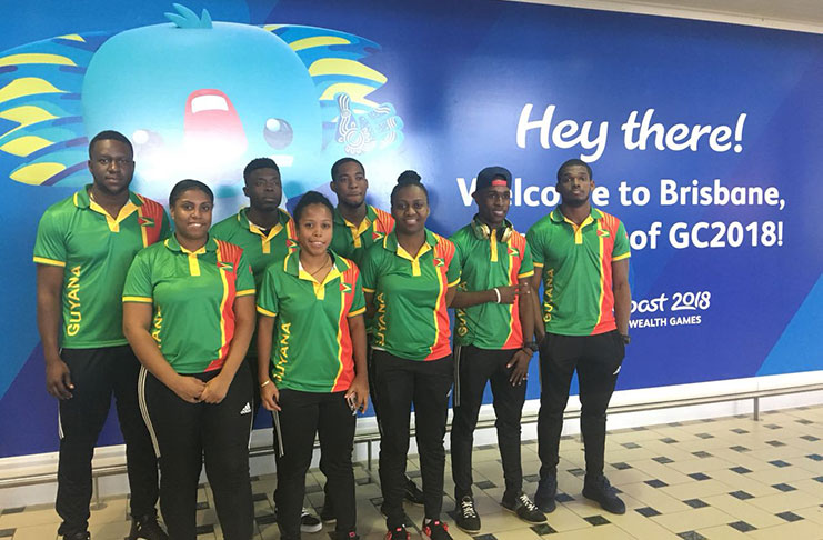 Guyana’s table tennis team at the 2018 Commonwealth Games