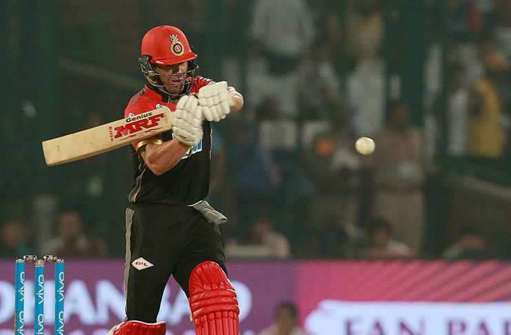 RCB needed another AB de Villiers masterclass to cross the line and stay in contention for a playoff spot. (©BCCI)