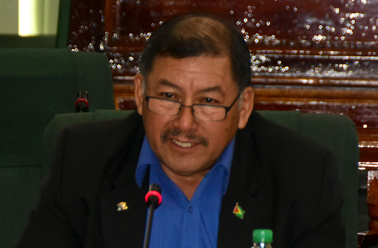 Vice-President and Minister of Indigenous Peoples’ Affairs, Sydney Allicock