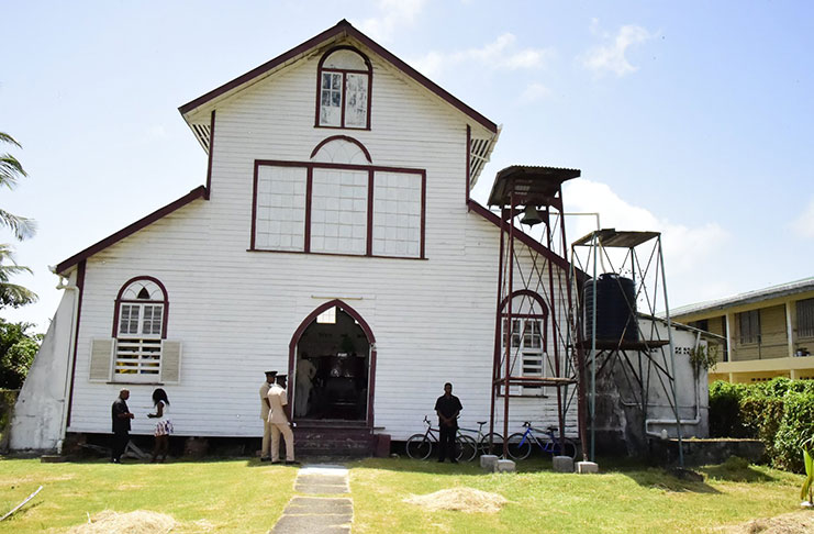 The Bethel Congregational Church was built by freed Africans who purchased the village of Beterverwagting for $52,000