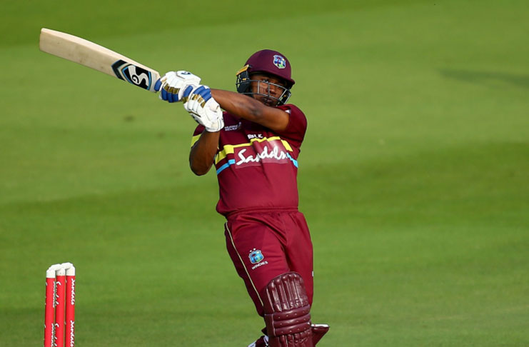  Evin Lewis raced to his half-century off 23 balls.
