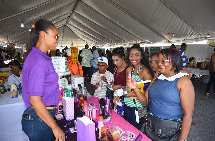 It was brisk business on Sunday as “Uncapped Marketplace 2018” took to the National Stadium (Photos by Samuel Maughn)