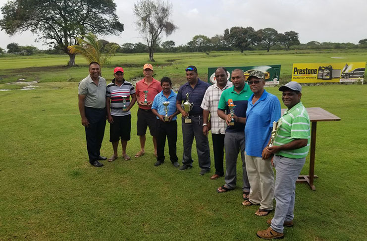 Winners at the Ganesh Parts inaugural golf tournament