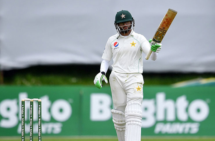 Imam-ul-Haq made a fifty on Test debut to steady the chase and set up a five-wicket win for Pakistan. (Sportsfile/Getty Images)