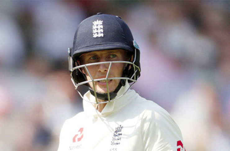 England's Joe Root looks dejected as he walks off after losing his wicket on the third day against Pakistan. Action Images via Reuters/John Sibley