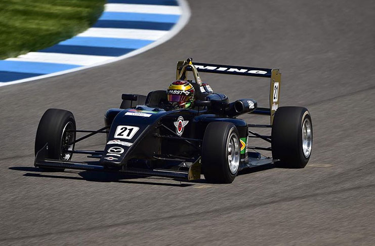Calvin Ming in the Pabst USF2000 machine.