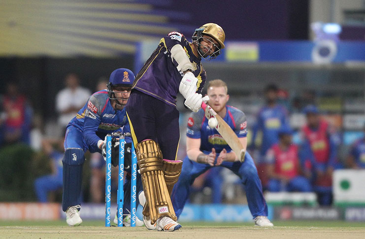 Sunil Narine started the chase with four consecutive boundaries ©(BCCI)