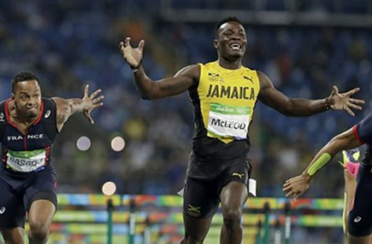 Reigning Olympic champion, Jamaican Omar McLeod