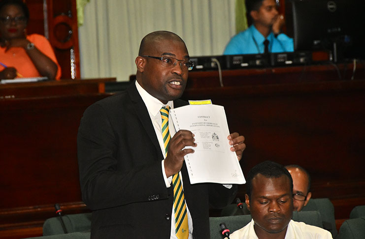 Minister of Public Infrastructure, David Patterson