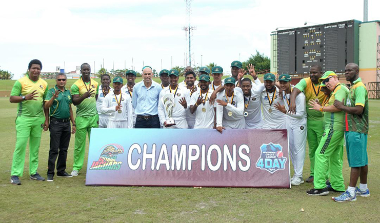 Guyana Jaguars, four-time winners of the PCL Four-day tournament, were voted First-Class Team-of-the-Year.