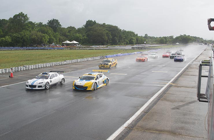 : Mark Vieira was unstoppable last weekend at the second round of the Seaboard Marine Caribbean Motor Racing championships (Stephan Sookram photo)