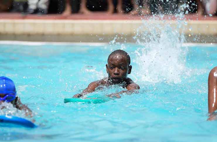 Action at the Annual PWD swim meet at Colgrain Pool.