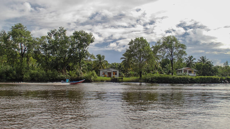 A glimpse of the travels along the Pomeroon River