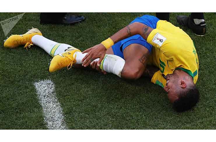Neymar's theatrics spark ridicule