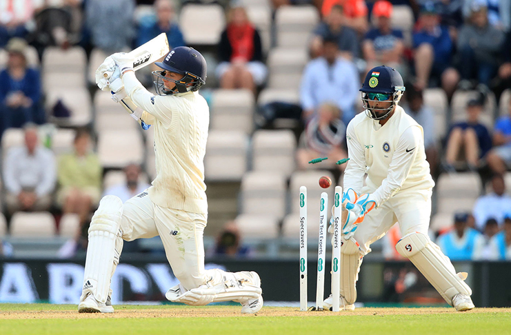 Sam Curran was last man out for 78, as England scraped their way up to 246, but India's openers survived until the close unscathed to set the seal on an impressive display (Getty Images)