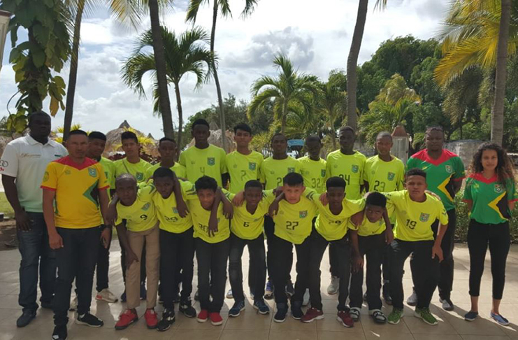 CFU U-14 Boys Challenge Series - National U-14 squad in Curacao