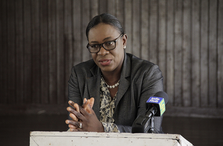 Minister of Education Nicolette Henry