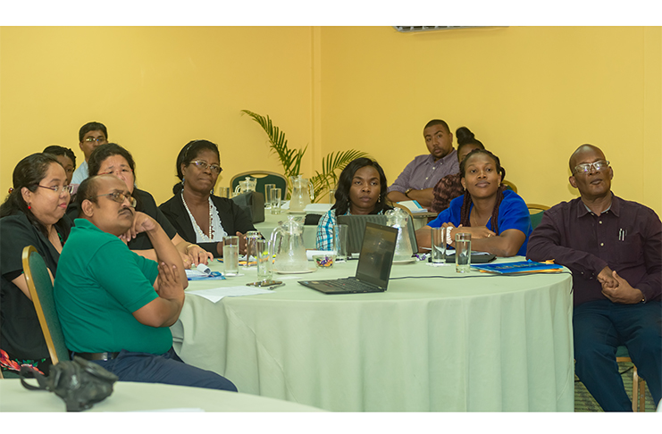 Some of the participants at Cara Lodge on Friday (Delano Williams photo)