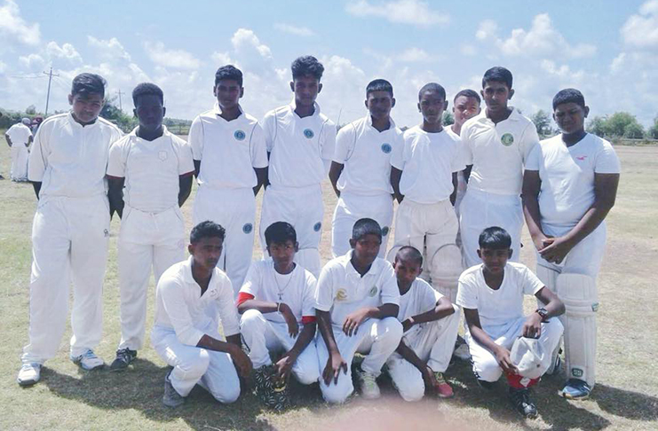 The victorious Rose Hall Town Farfan and Mendes Under-15 team