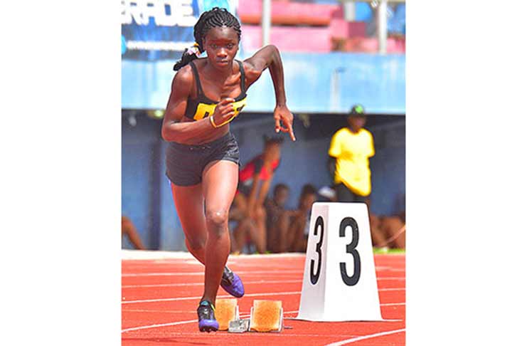 Deshana Skeete was unstoppable at the Boyce and Jefford Track and Field Classic, winning the women’s 100, 200 and 400 metres.