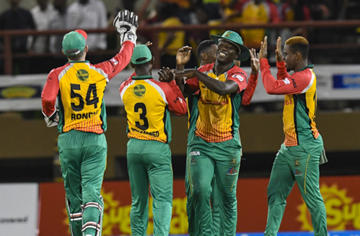 The Guyana Amazon Warriors players will look to maintain the momentum in today’s encounter.