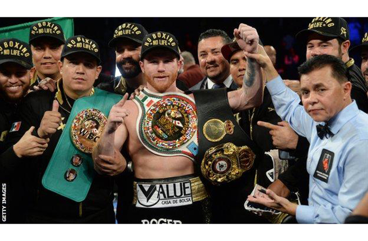 Alvarez is once again a middleweight world champion and has also held world titles at light-middleweight