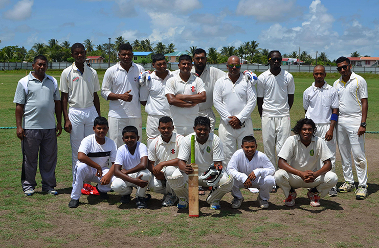 The victorious Rose Hall Canje team