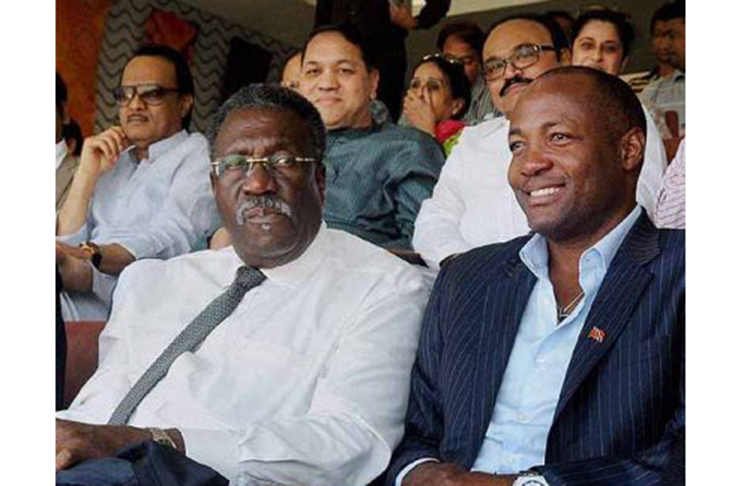 Both Clive Lloyd (left) and Brian Lara believe Windies Women can repeat as World T20 champions.