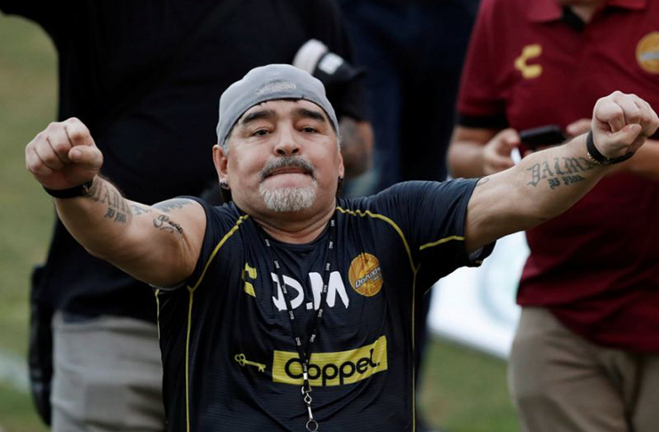 Former World Cup winner Diego Maradona
