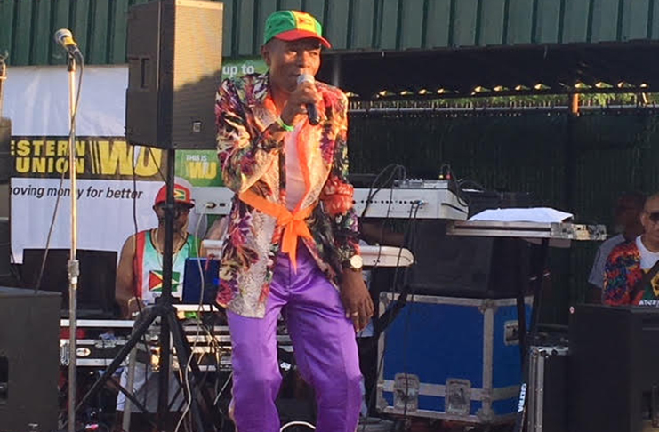 Young Bill Rogers on stage at the GCA Family Fun Day 2018, in Brooklyn, New York