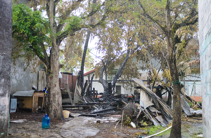 The remains of the house (Delano Williams photo)