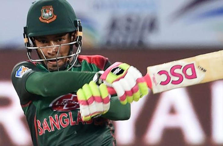 Mushfiqur Rahim hits 11 fours and four sixes in his 150-ball innings.