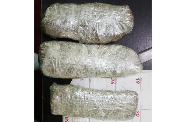 The parcels of marijuana which were trafficked into the Lusignan Prison by a prison warden who was aided by his colleague – the gate keeper