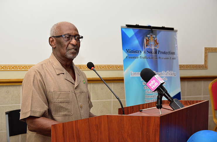 Minister within the Ministry of Social Protection with responsibility for Labour, Keith Scott