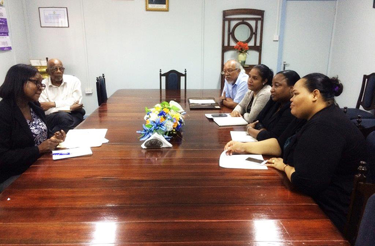 Representatives from the Department of Tourism and managers from GuySuCo