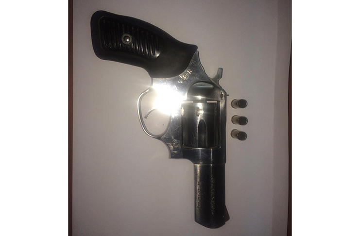 The confiscated gun