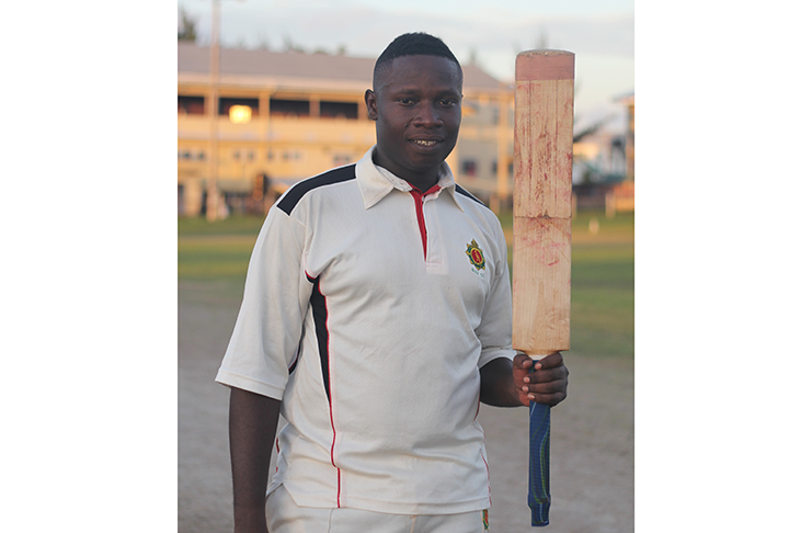 Leon Andrews scored 120 runs for the Guyana Defence Force.