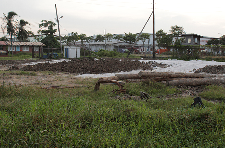 The parcel of land where the CH&PA has blocked GuyTrac from constructing a gas station and convenience store