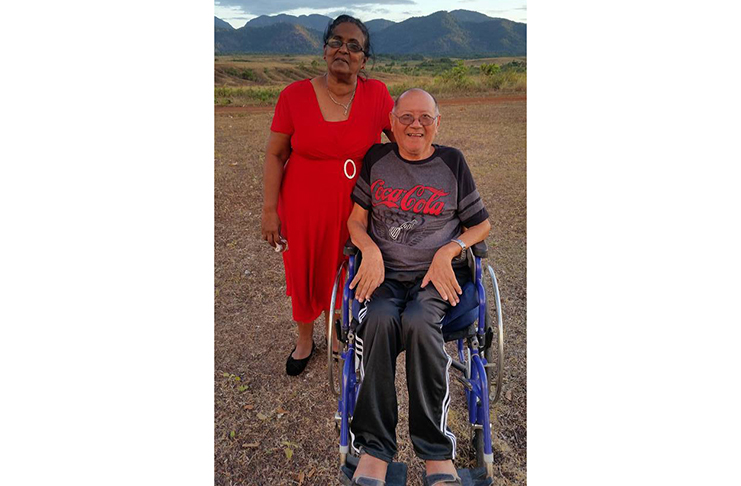 Through thick and thin: Michael Abraham and wife, Eleanor