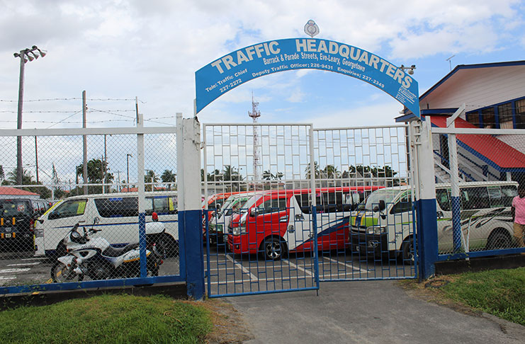 The impounded minibuses