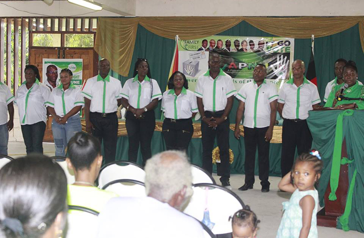 The eight APNU constituency candidates who were elected on Monday