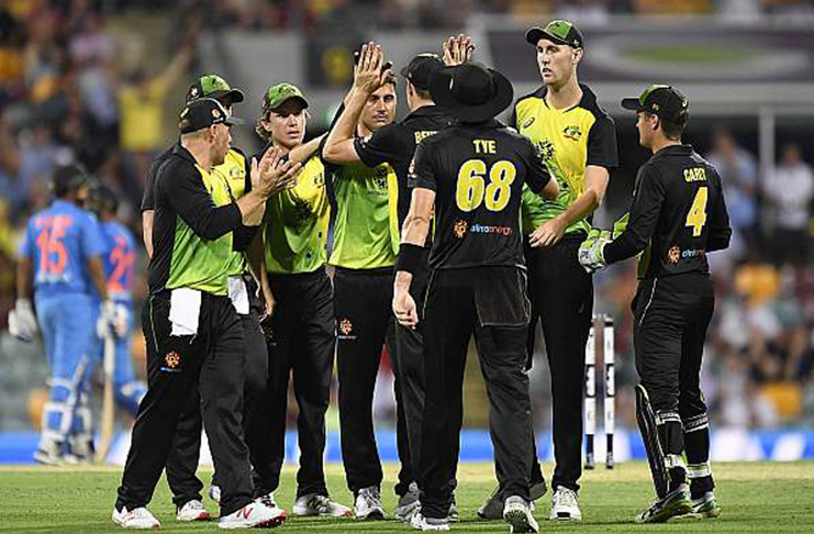 Australia ended their four-match losing streak in T20Is. (Getty Images)