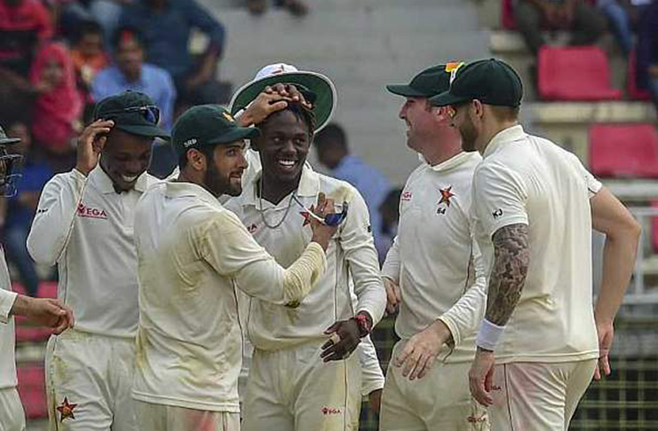 Brandon Mavuta picked up four wickets to dismantle Bangladesh. (AFP)