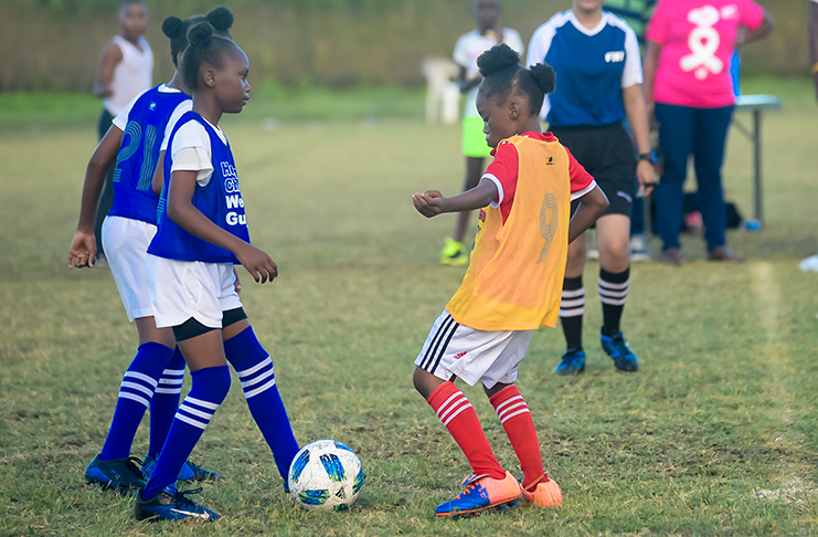 Quarterfinals action in the Smalta Girls U-11 football tournament gets going today.