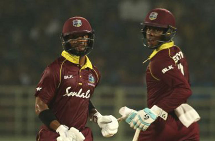Shai Hope (left) and Shimron Hetmyer were the two biggest jumpers in the latest ICC Batting Rankings.