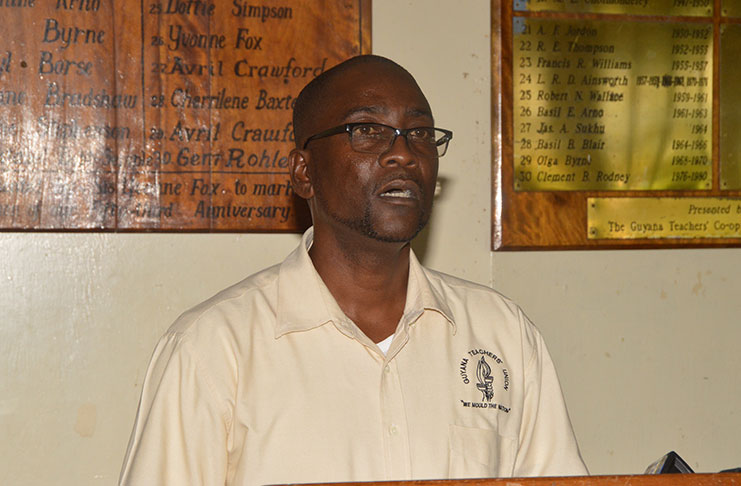 President of the Guyana Teachers Union (GTU), Mark Lyte