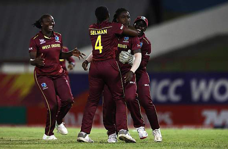 Windies were outstanding on the field and effected three run-outs in SA's innings. © Getty