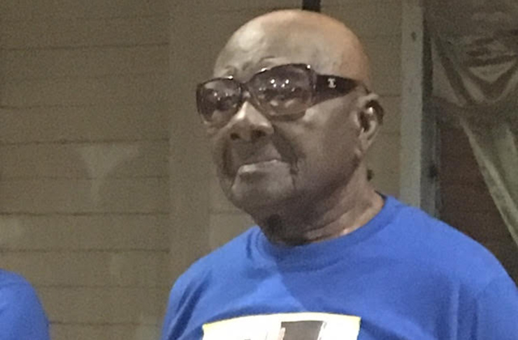 WW ll Veteran Benjamin Durant at his Birthday Bash last Thursday. (Photo by Francis Q. Farrier)
