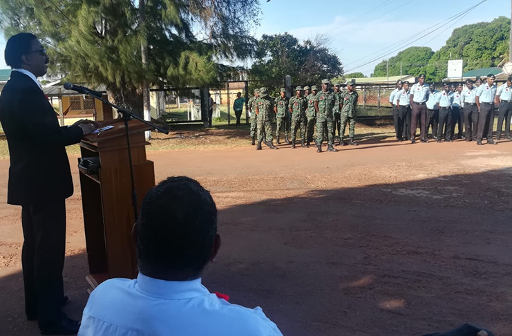 Attorney General, Basil Williams SC addresses the gathering