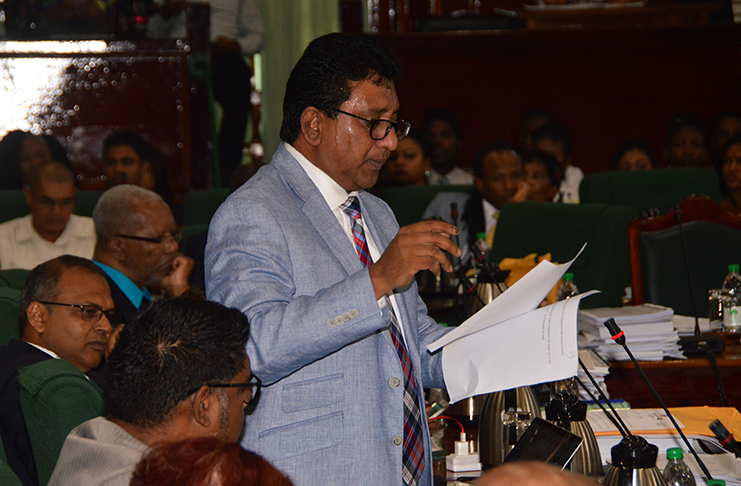 People’s Progressive Party (PPP) parliamentarian and former Attorney General Anil Nandlall (Adrian Narine photo)